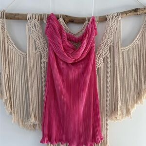 Hello Molly Pink Mini Dress